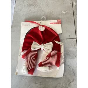 Adorable Baby Hat & Socks Set (0-12 Months) – Perfect for Holidays